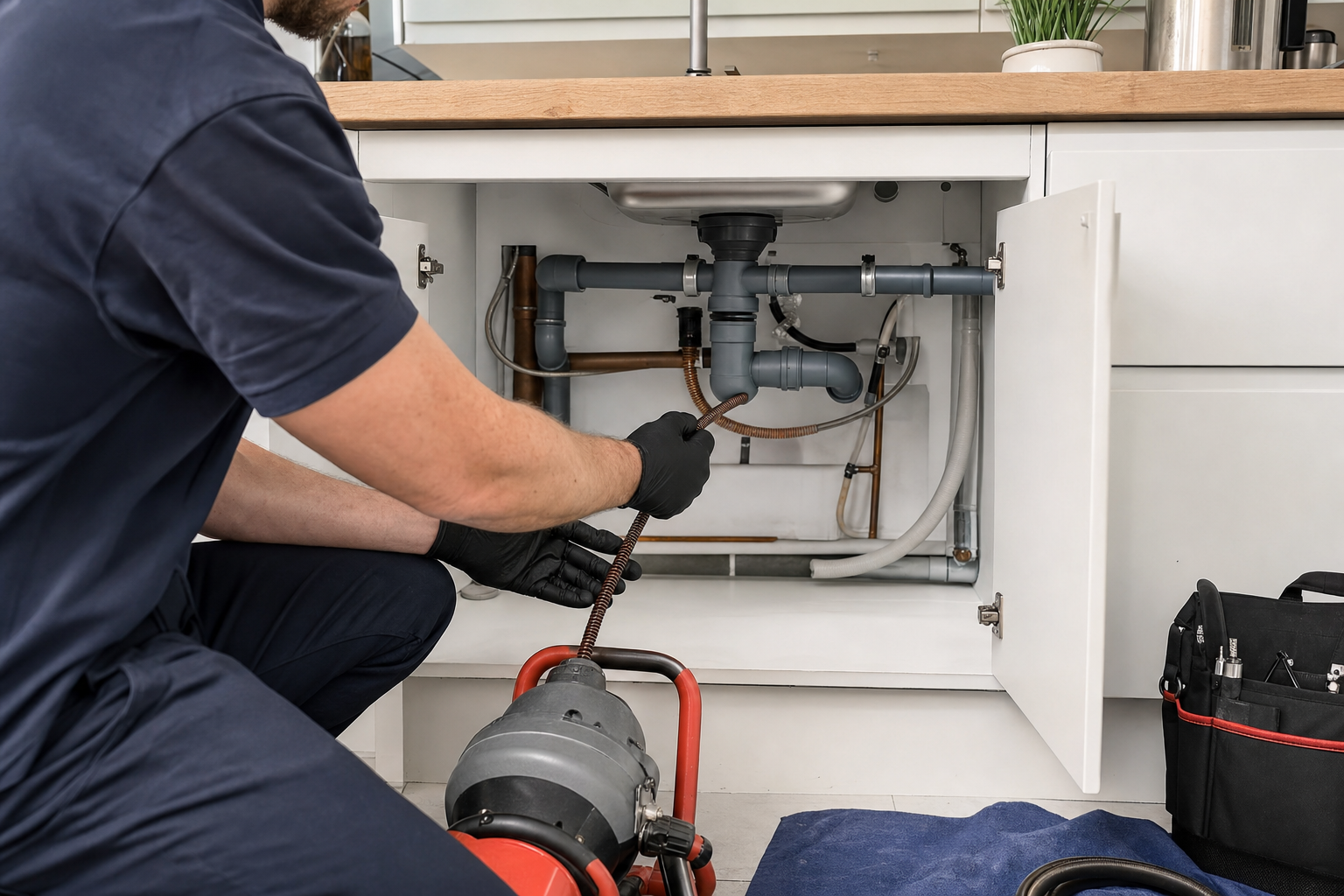 Blocked Drains Feltham service image